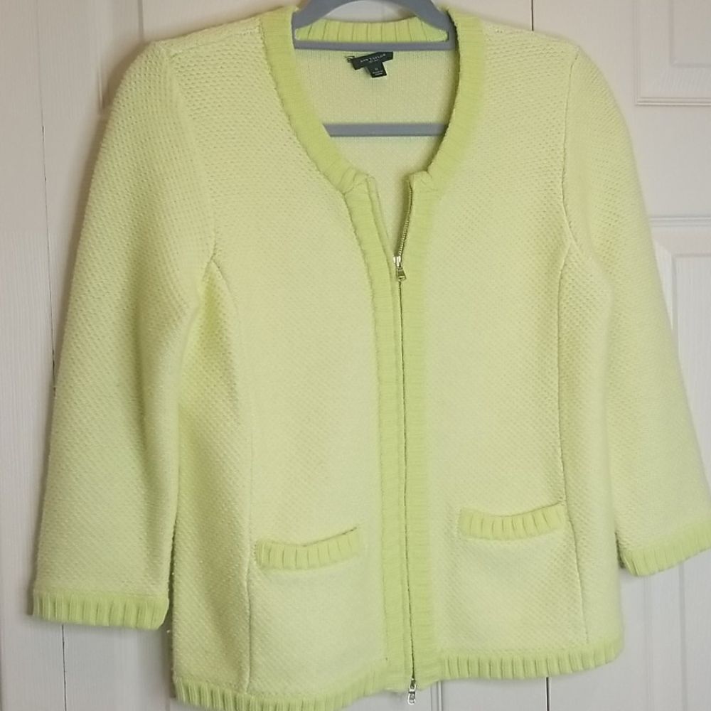ANN TAYLOR Wool/Modal Cardigan Size Small - Picture 1 of 7